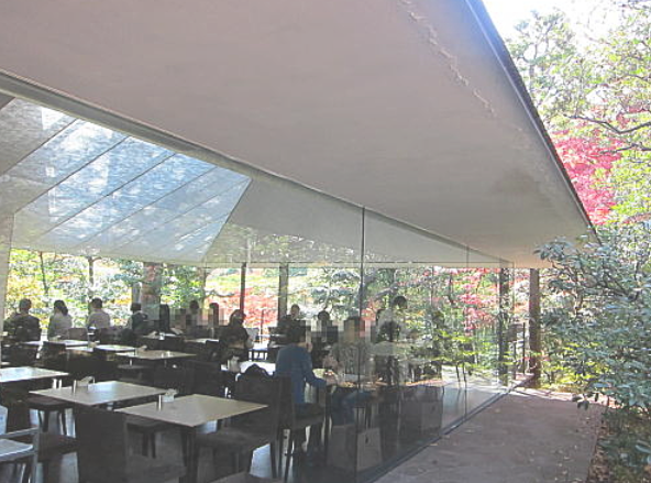 根津美術館のカフェ